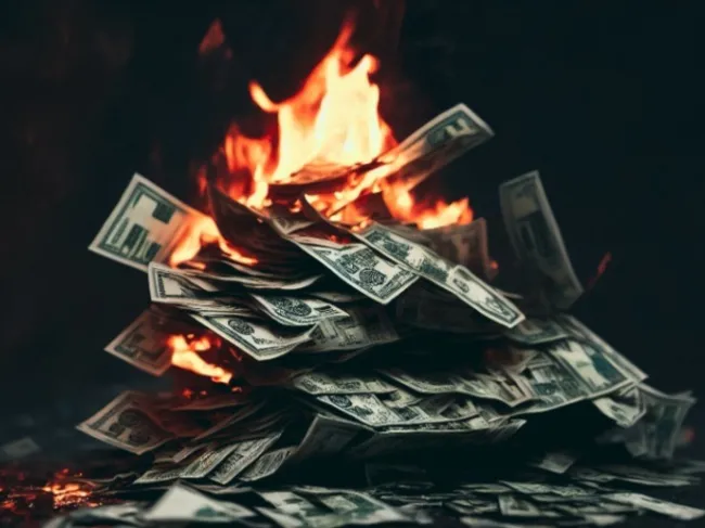 cash burning